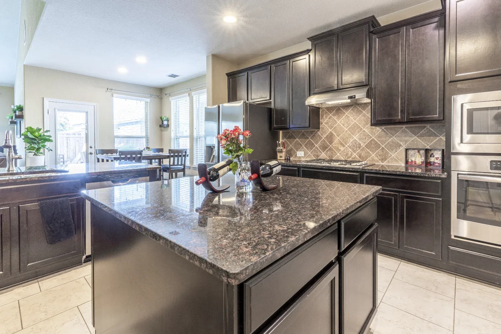 Kitchen Island at Downwind Beach House- Randolph AFB Lodging